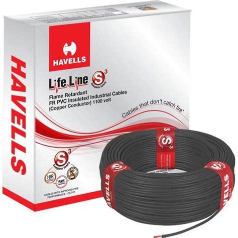 Havells Lifeline Insulated Power Cable Wire Size 1 5 Sq Mm At 1800