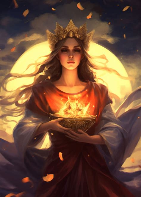 Hestia Greek Goddess of the Hearth, Home, and Family Digital Download ...