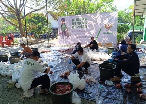 Momen Idul Adha BAZNAS Magetan Salurkan Ratusan Paket Daging Kurban