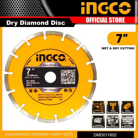 Ingco Dmd Wet And Dry Diamond Cutting Disc Mm Iht Lazada Ph