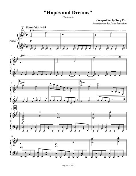 hopes  dreams undertale piano  jo perez blog