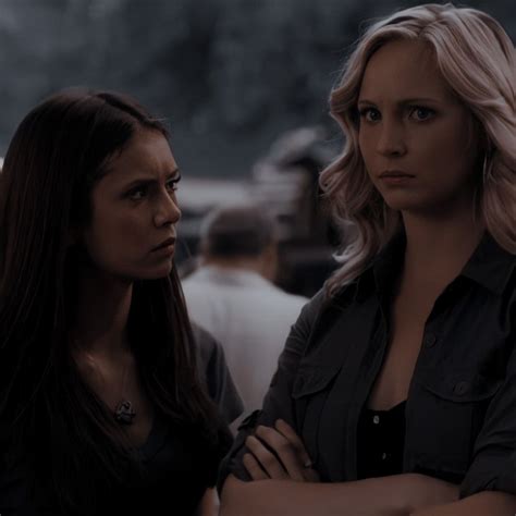 Vasguett Elena And Caroline Icon Aesthetic The Vampire Diaries