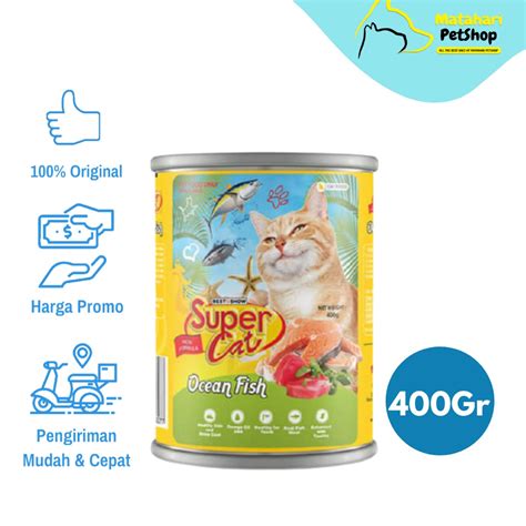 Jual Super Cat Kaleng Adult Makanan Basah Kucing Dewasa Super Cat