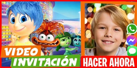 Invitaci N Digital Fiesta Sorpresa Inside Out Gratis Whatsapp