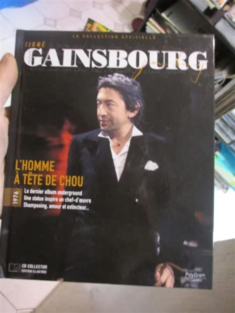 Livre Cd Collection Officielle Serge Gainsbourg L Homme A Tete De Chou