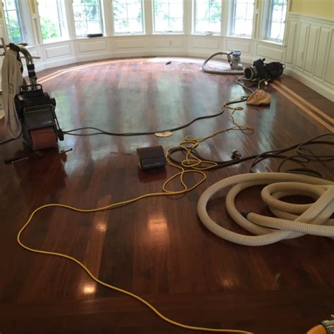 Wood Floor Refinishing Before And After In Concord Marks Master