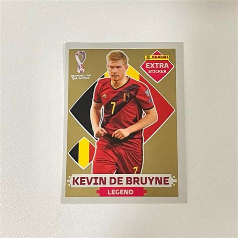 Figurinha Extra Kevin De Bruyne Gold Ouro Copa 2022 Legend Mebuscar