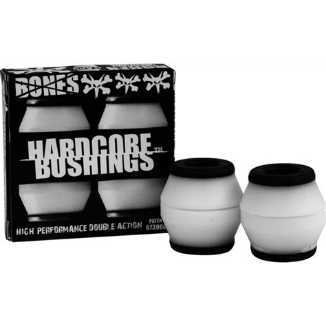 Bones Bushings Hard Black White Pack Of Forty Two