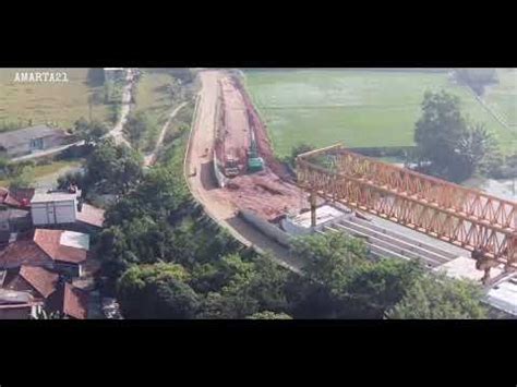 Kebut Tuntas Fly Over St Kcjb Tegal Luar Terpasang Girder Timur Youtube