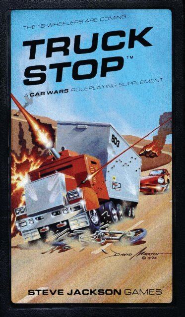 Car Wars Truck Stop E23 Steve Jackson Games