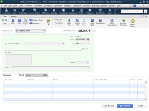 How To Write Checks From Quickbooks 2021 Dummies