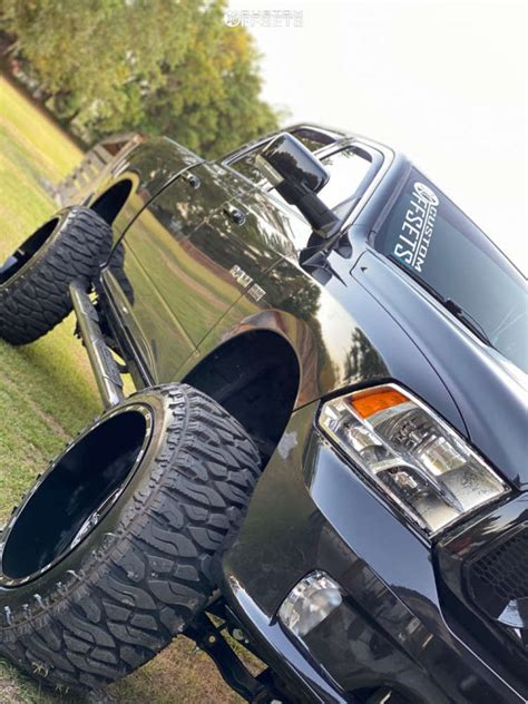 2009 Dodge Ram 1500 With 24x14 76 Tis 544bm And 38 13 5r24 Atturo Trail Blade Boss And