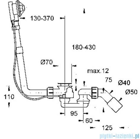 Grohe Talentofill zestaw odpływowy i przelewowy do wanien 28943000