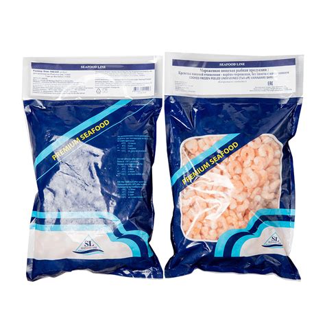 Креветки очищенные в/м 100/200 -1кг (Тайланд) галзурь 7% SEAFOODLİNE за ...