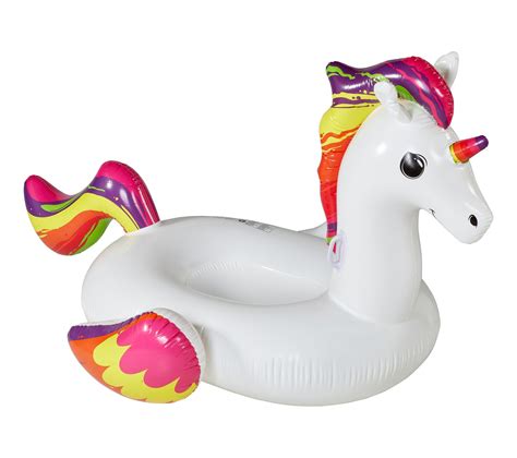 Bouée Xxl Chevauchable Licorne 224 X 164 Cm Jeux de plage Jeux de