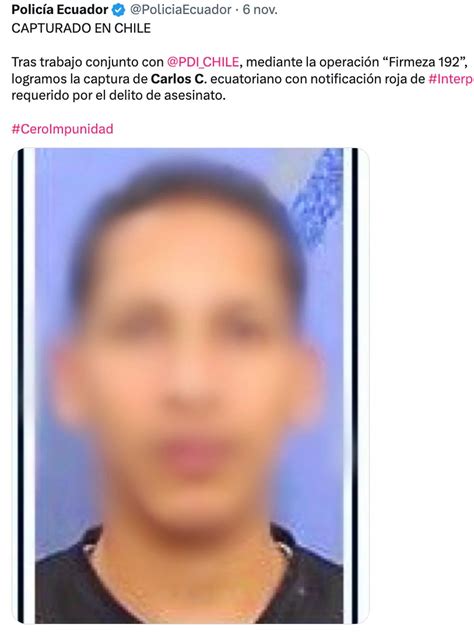 Uno De Los 10 Criminales Más Buscados De Ecuador Fue Detenido En Chile Trabajaba Como Peluquero