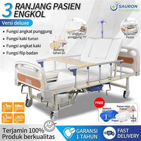 Jual Garansi Tahun Sauron Ranjang Pasien Engkol Bed Pasien Icu