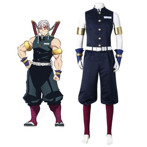 Demon Slayer Kimetsu No Yaiba Tengen Uzui Cosplay Costumemale M Cosplay Costumes Cosplay