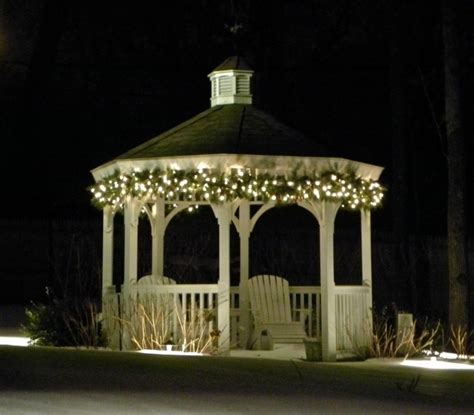 Gazebo With Lights - Pergola Gazebo Ideas