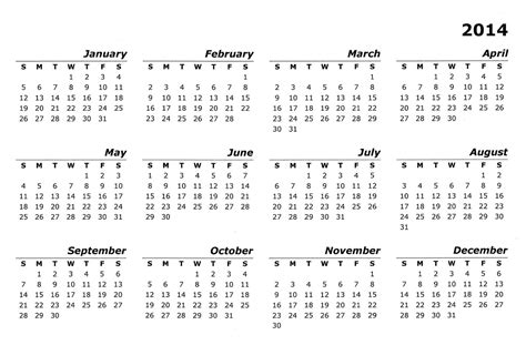 Extraordinary Calendars For The Whole Year – Printable Blank Calendar ...