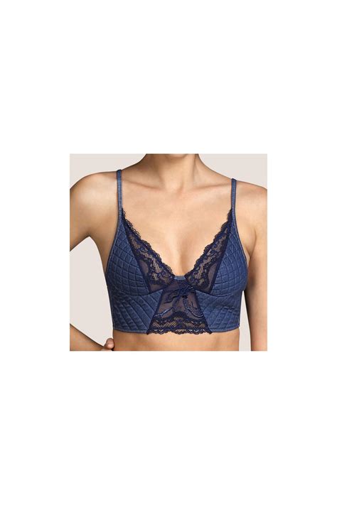 Soutien Gorge Bleu Sans Armature Lingerie Andres Sarda Bleu 2022