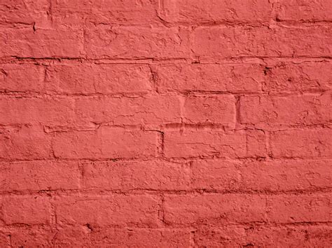 Red Painted Brick Wall Free Stock Photo - Public Domain Pictures