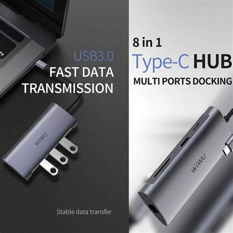 Wiwu Alpha Hrt Usb In Type C Hub Adapter