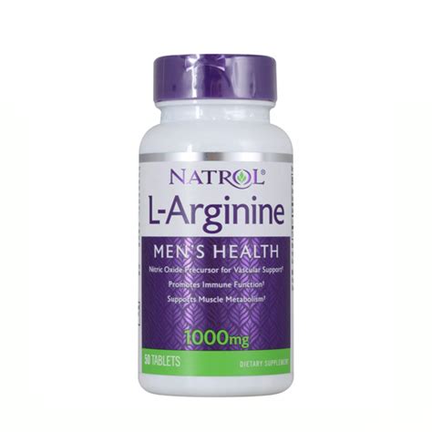 Natrol L Arginine 50 Tablets Sport Nutrition Distributore Ufficiale