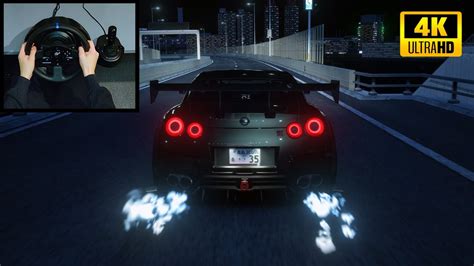 WideBody Nissan GTR R 35 3700HP Assetto Corsa Thrustmaster T300RS