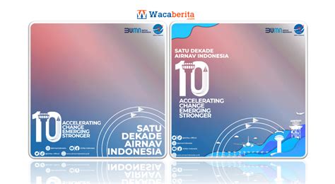 Ragam Twibbon HUT AirNav Indonesia Ke 10 Tahun 2022 Waca Berita