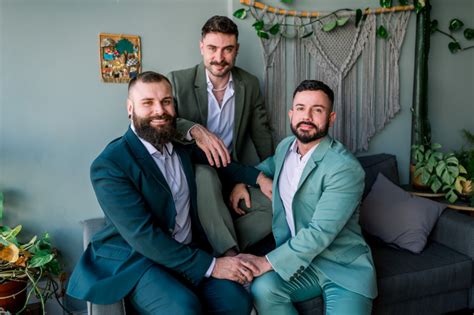 impresionantes fotografías de una boda gay poliamorosa en Brasil