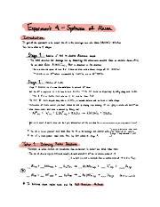 Experiment On Alum Synthesis Stages And Reactions Course Hero