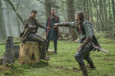 Vikings Ivar And Hvitserk With Ubbe Vichinghi