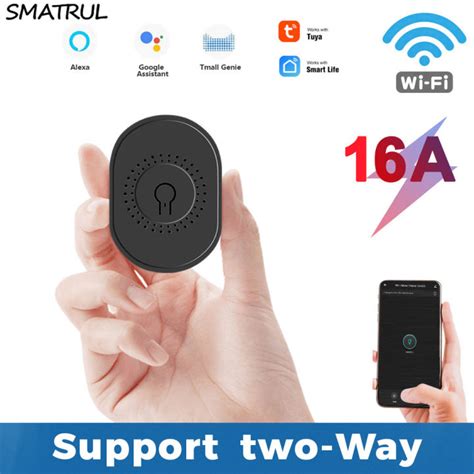 SMATRUL 16A Tuya Smartlife APP WiFi RF433 Smart Wireless Switch Light