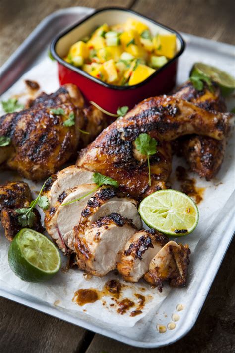 Donal Skehan Bbq Jerk Chicken With Mango Salsa