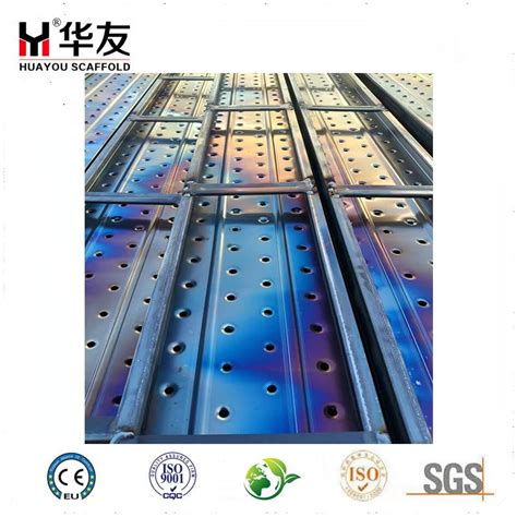 Q355 Steel Galvanised Ringlock Scaffold Components Plank With Hook For