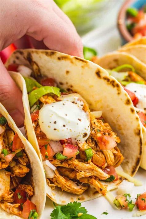 Shredded Chicken Tacos Recipe Little Sunny Kitchen