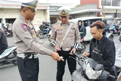 Lokasi Dan Jadwal Operasi Patuh Jaya Berlaku Tilang Manual Di Tempat