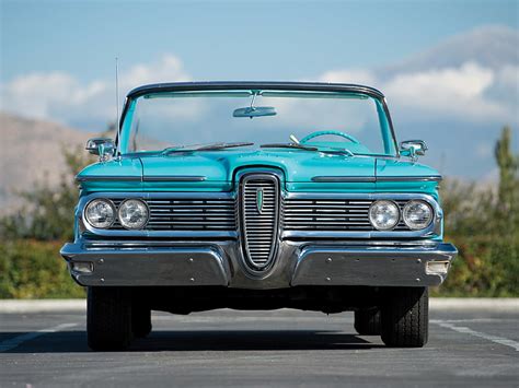 1959 2 Puertas 76e Descapotable Corsario Edsel Retro Fondo De