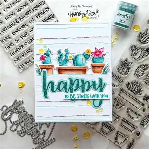 Happy To Be Stuck With You : Honey Bee Stamps