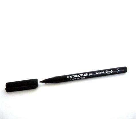 MARCADOR PERMANENTE FINO NEGRO LUMOCOLOR STAEDTLER