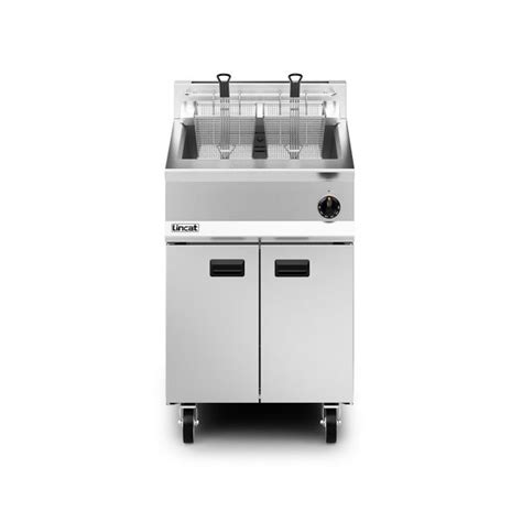 Lincat Opus 800 Natural Gas Free Standing Single Tank Fryer 2 Baskets