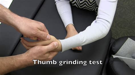 Thumb Grinding Test Youtube