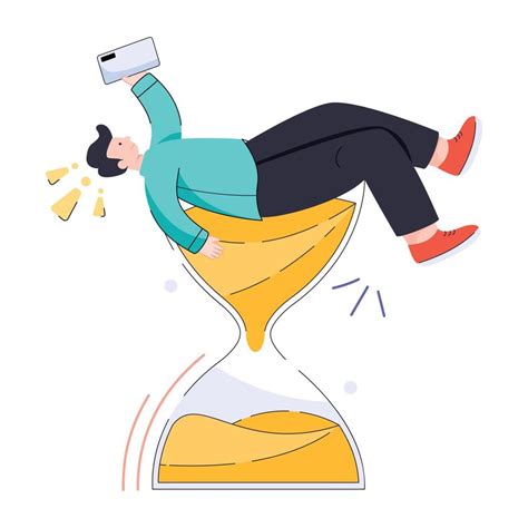 trendy waste time  vector art  vecteezy