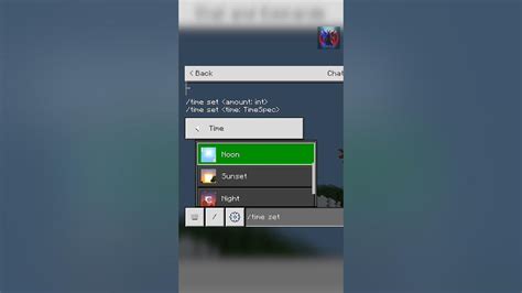 How To Change Time In Minecraft Pocket Edition 1.20 - #shorts - YouTube