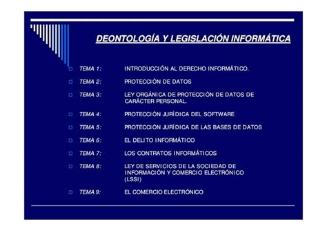 PDF DEONTOLOGÍA Y LEGISLACIÓN INFORMÁTICA PDF filedeontologÍa y