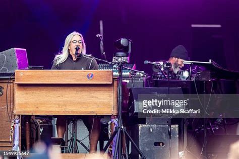 Jeff Chimenti of Dead & Company performs at Oracle Park on July 16 ...