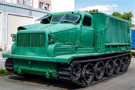 Tracked Artillery Tractor Stock Image Image Of Vehicle 36340723