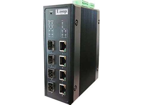 Industrial DIN-rail Switch L2/L3-Ethernet Access and Switch-Loop Telecom