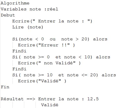 Algorithmique Mohamed Bentaleb